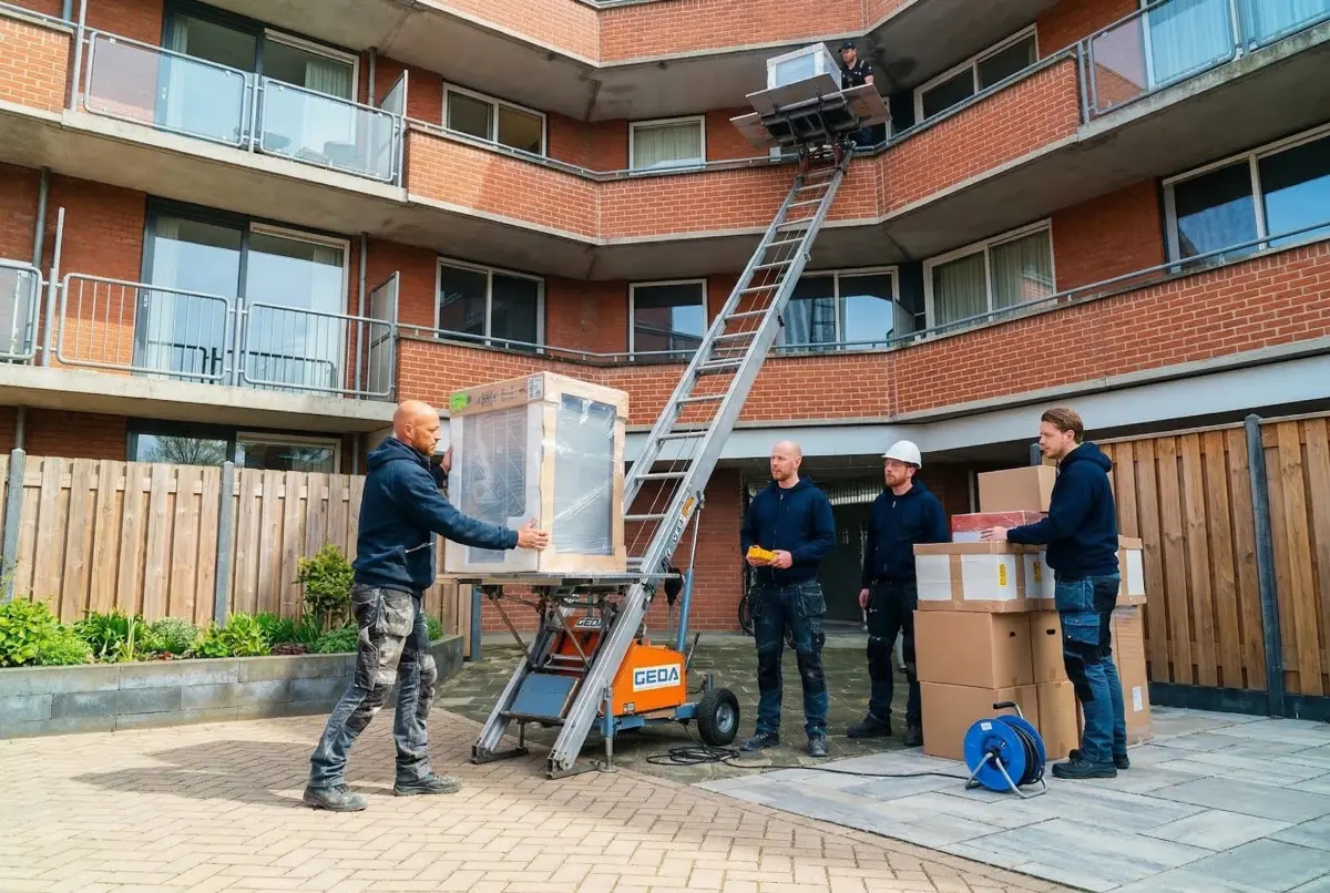 Team lift inhuren Capelle aan den IJssel aan het werk